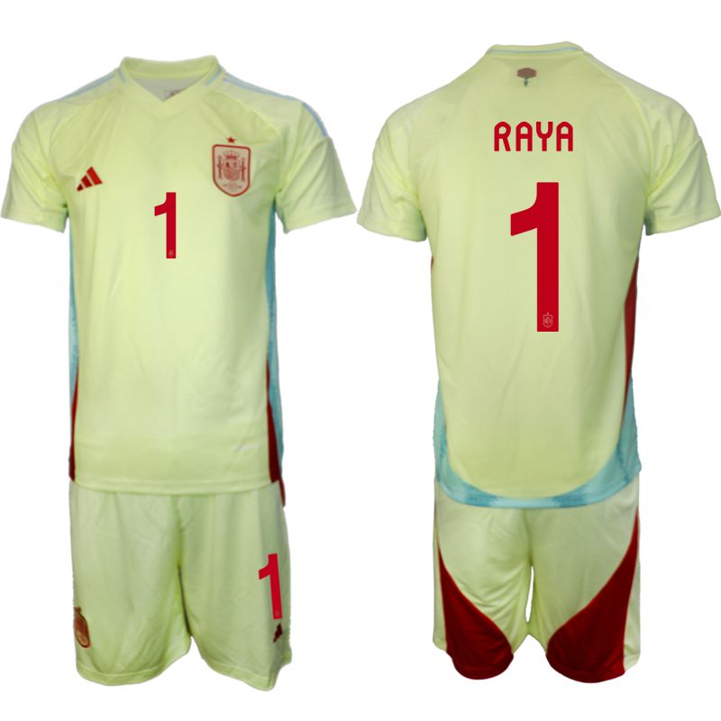 Men 2024-2025 Season Spain away green #1 Soccer Jersey->spain jersey->Soccer Country Jersey